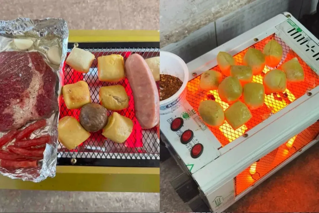 【安全提示】滴油冒火！这样“烧烤”太危险！