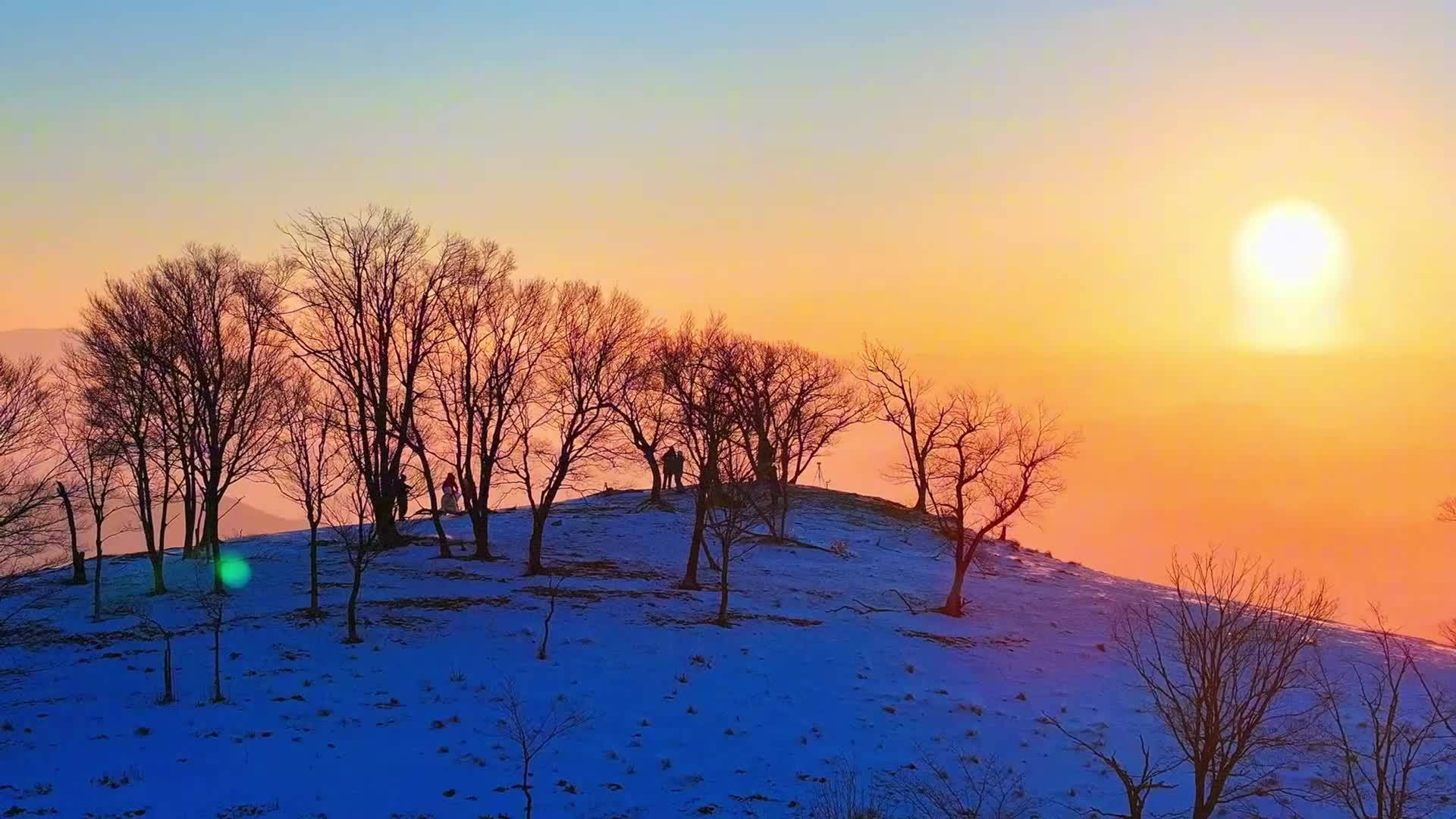 #吉林瑞雪兆丰年# 你错过的冬日四方山美景，我们替你拍下了#童话世界粉雪仙境老里克# #吉致冰雪激情相约#