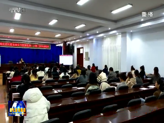 通化市妇联系统深入学习贯彻党的二十届三中全会精神
