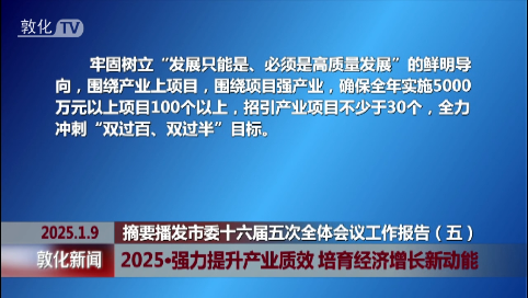 2025·强力提升产业质效 培育经济增长新动能