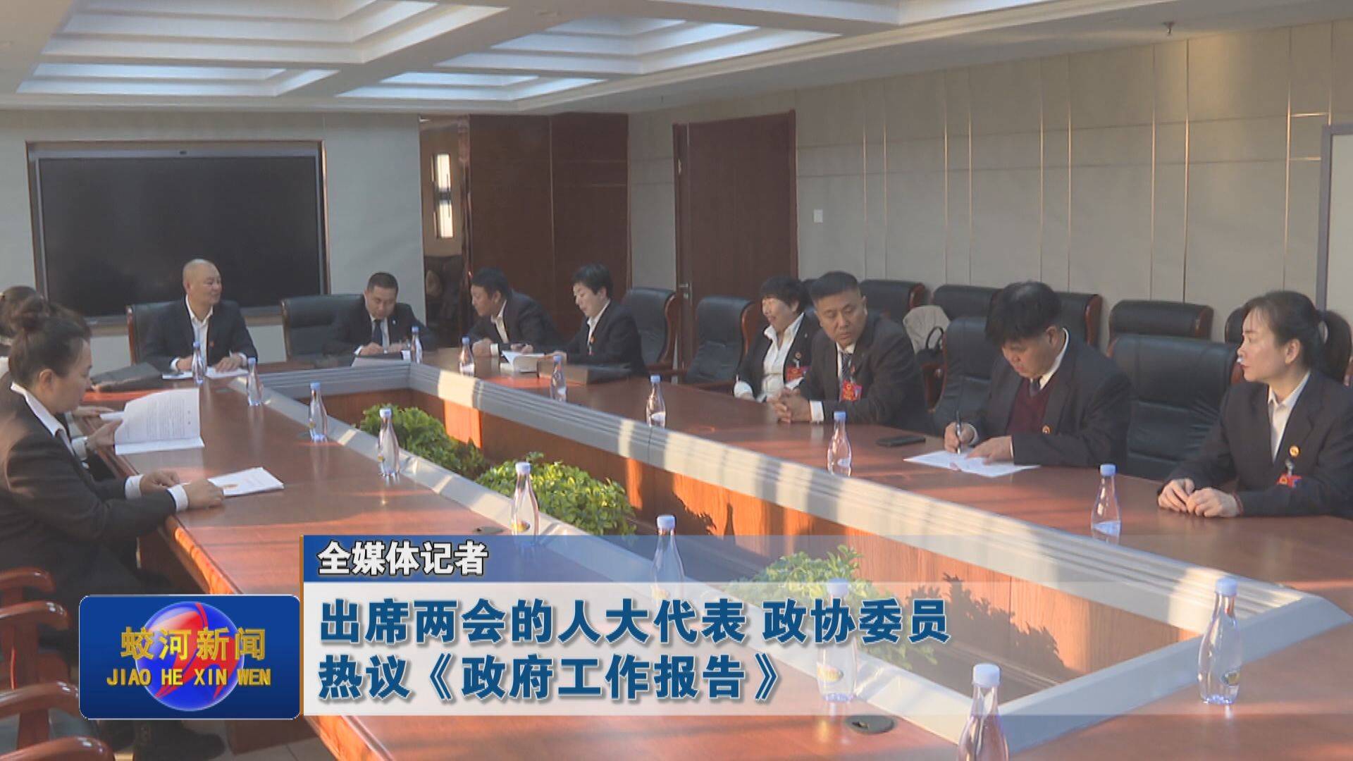 出席两会的人大代表 政协委员热议《政府工作报告》