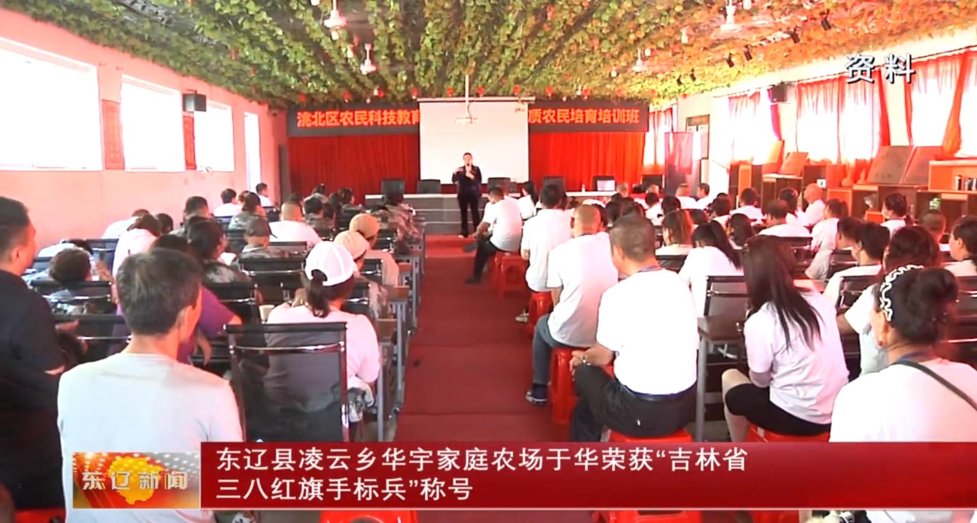 东辽县凌云乡华宇家庭农场于华荣获“吉林省三八红旗手标兵”称号