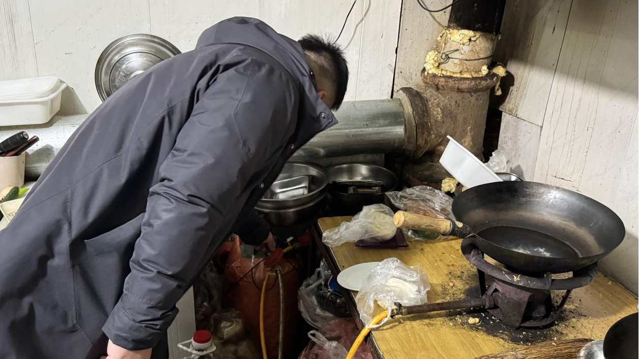 横道河子乡对燃气安全进行排查整治