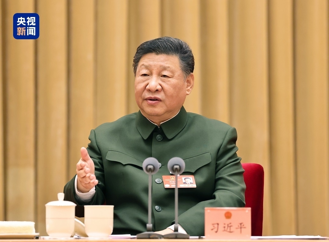 习近平在出席解放军和武警部队代表团全体会议时强调 落实高质量发展要求 实现我军建设“十四五”规划圆满收官