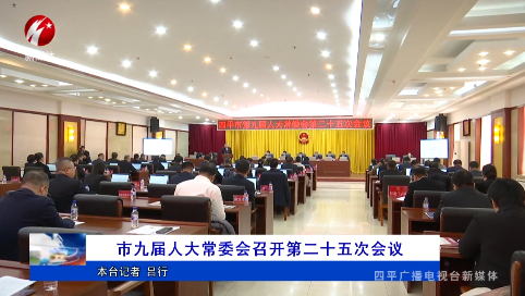 市九届人大常委会召开第二十五次会议