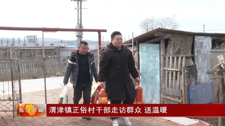 渭津镇正俗村干部走访群众 送温暖