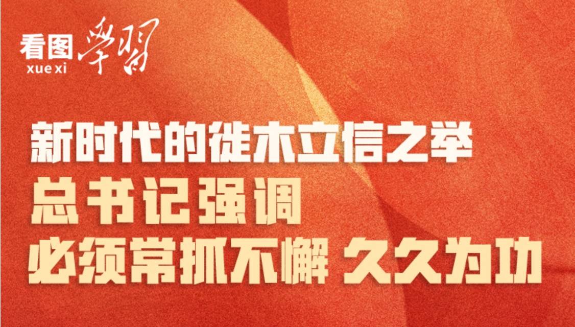 看图学习丨新时代的徙木立信之举 总书记强调必须常抓不懈 久久为功