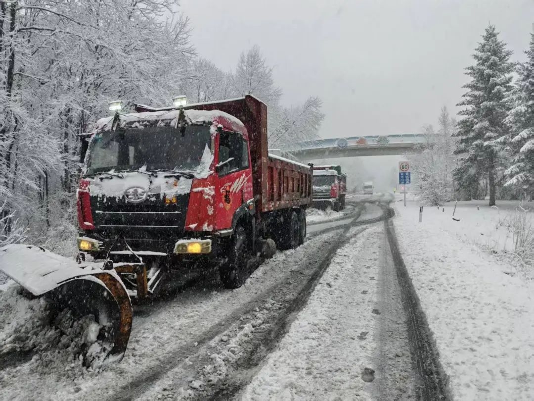 长白山保护开发区多部门迅速响应 积极应对暴雪天气