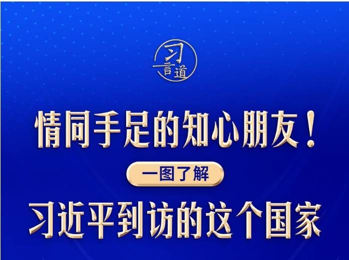 习言道丨情同手足的知心朋友！一图了解习近平到访的这个国家