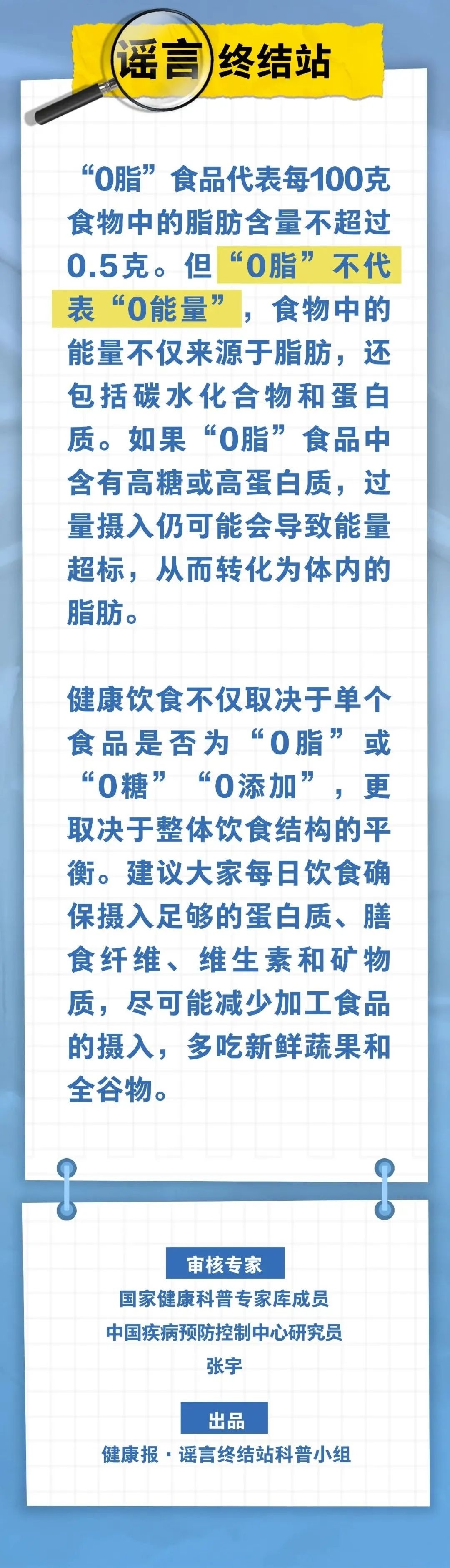 健康科普 | “0脂”食品吃不胖……是真是假？