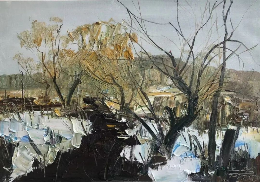 长白山之窗，油画作品展——《时空经纬》