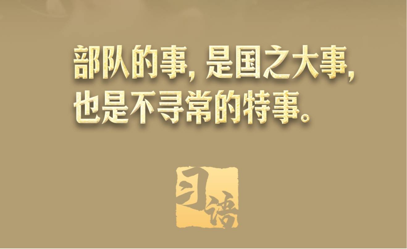 习语丨“共同续写爱我人民爱我军的时代新篇”