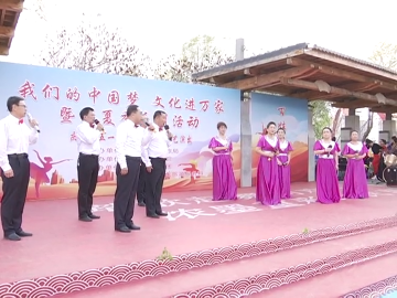 我区举办“我们的中国梦——文化进万家”暨消夏季系列活动庆祝“五一”国际劳动节文艺演出