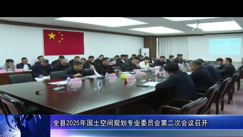 全县2025年国土空间规划专业委员会第二次会议召开