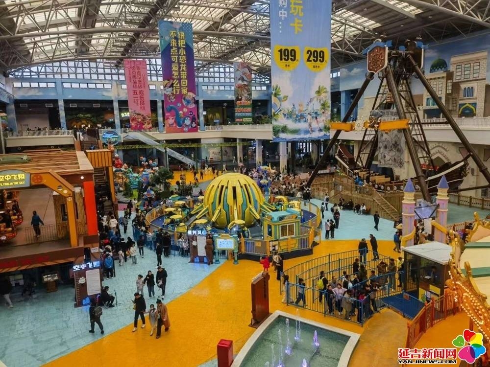五一假期延吉恐龙王国人气爆棚 游客畅享远古之旅