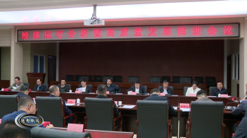 申洪业主持召开经济运行分析暨高质量发展推进会议