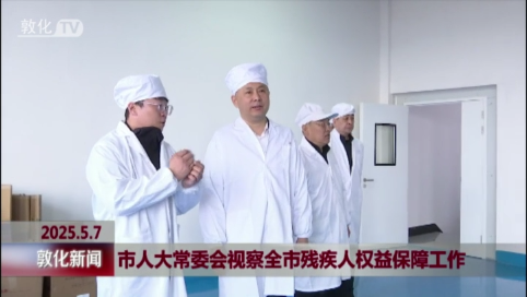 市人大常委会视察全市残疾人权益保障工作