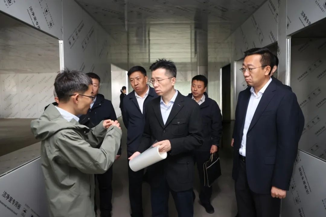 朱欢调研项目建设情况