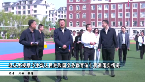 柳河县人大视察《中华人民共和国义务教育法》贯彻落实情况