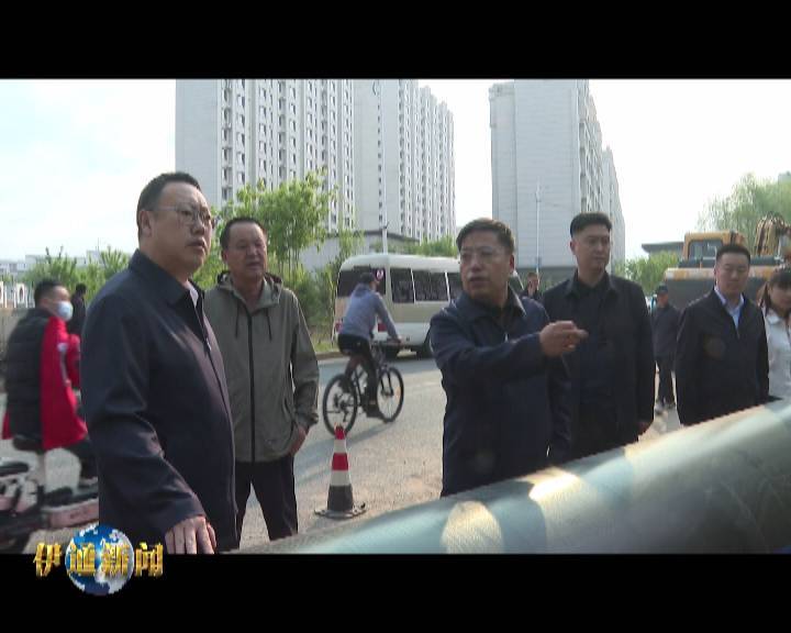 付巍对城市基础设施建设情况进行早检