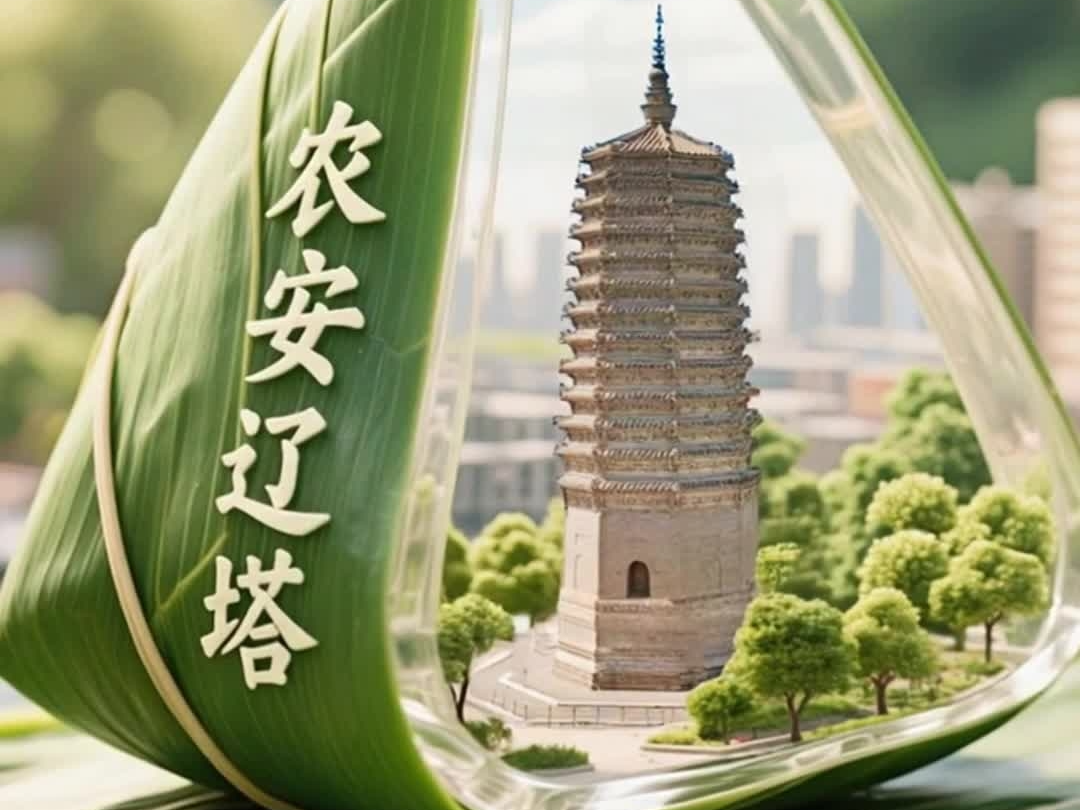 把农安地标包进粽子里！品一品家乡味道~