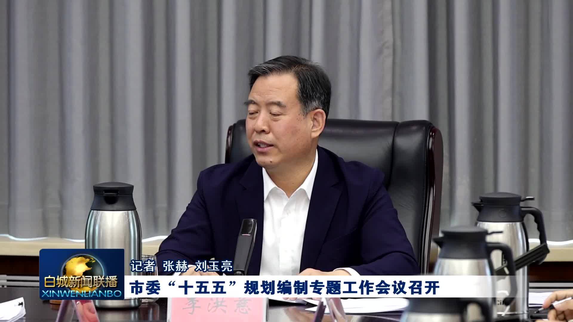 市委“十五五”规划编制专题工作会议召开