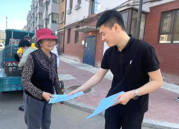 永吉县口前镇开展铁路护路宣传活动