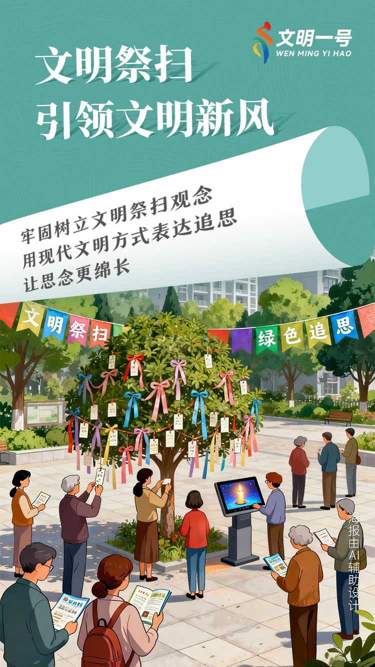 文明祭扫 引领文明新风