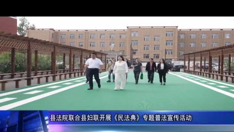 县法院联合县妇联开展《民法典》专题普法宣传活动