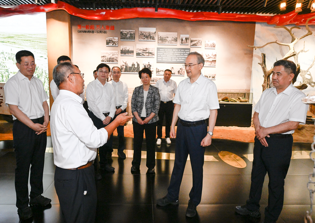 黄强到查干湖生态文明建设实践教学基地调研