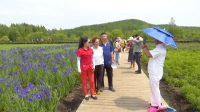 中国·敦化2019大石头亚光湖第三届马兰花文化旅游节开幕