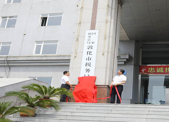 税务局正式挂牌
