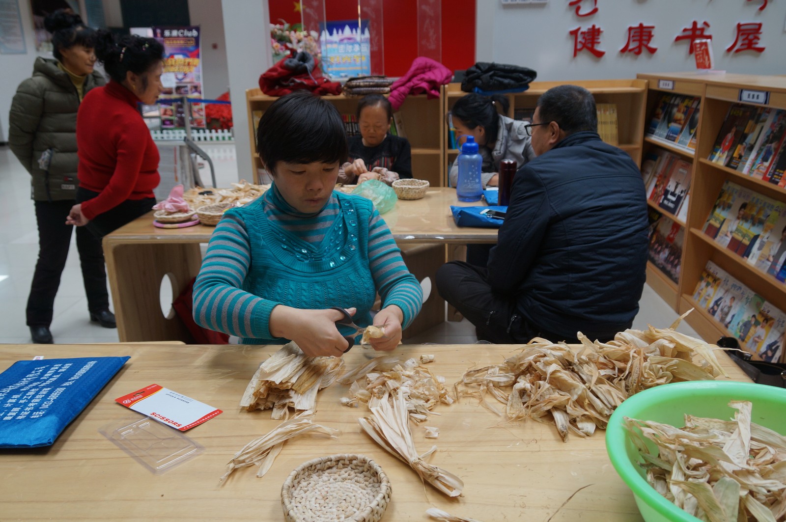 玉米叶手工编织培训