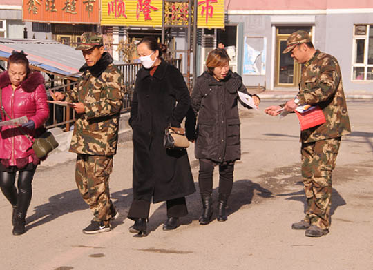 消防宣传走街进巷