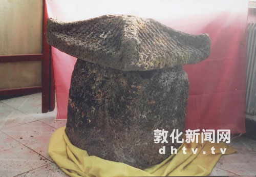 敦化发现古代盛殓古人骨灰石棺[图]