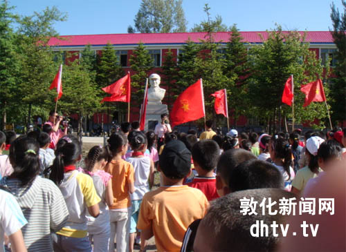 大林二小学习刘升田牢记艰苦奋斗[图]