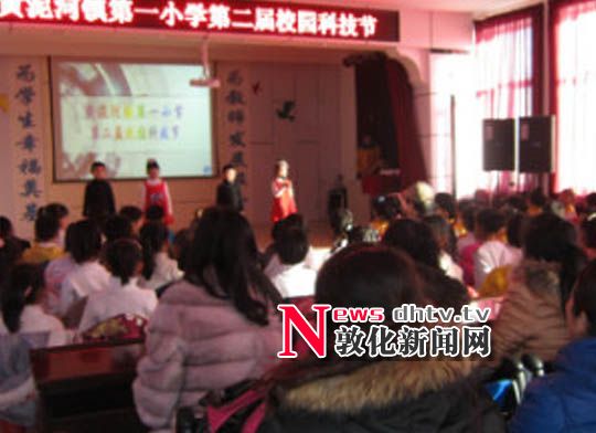 黄泥河一小学举行“第二届”科技节活动