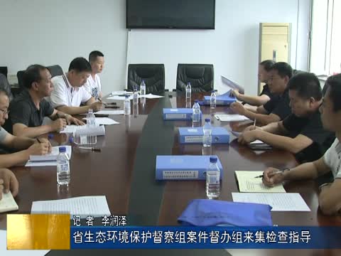 省生态环境保护督察组案件督办组来集检查指导