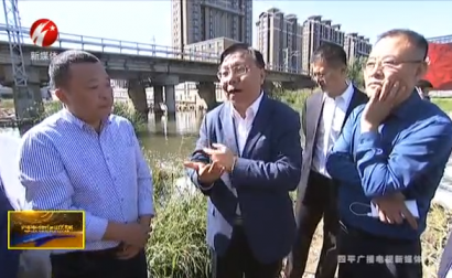 郭灵计调研西湖湿地河道水体治理工作