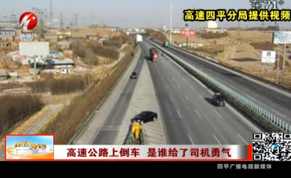 高速公路上倒车 是谁给了司机勇气