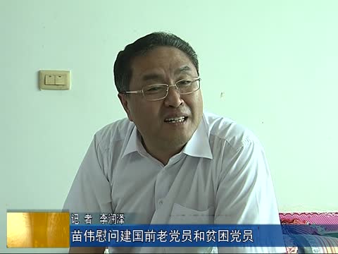 （集安）苗伟慰问建国前老党员和贫困党员