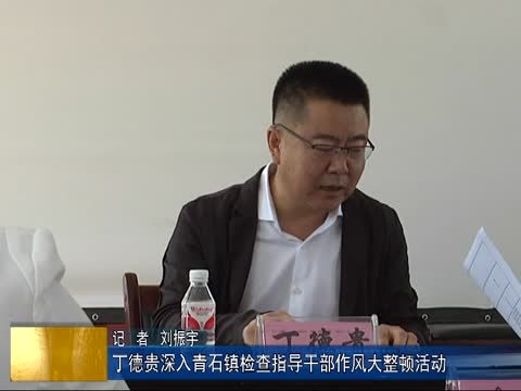 丁德贵深入青石镇检查指导干部作风大整顿活动