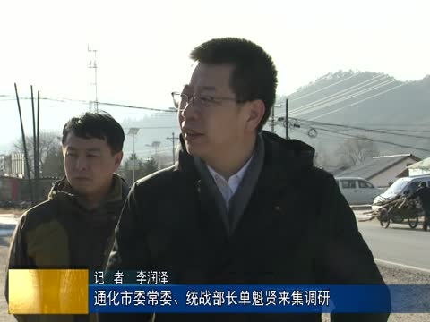 通化市委常委、统战部长单魁贤来集调研