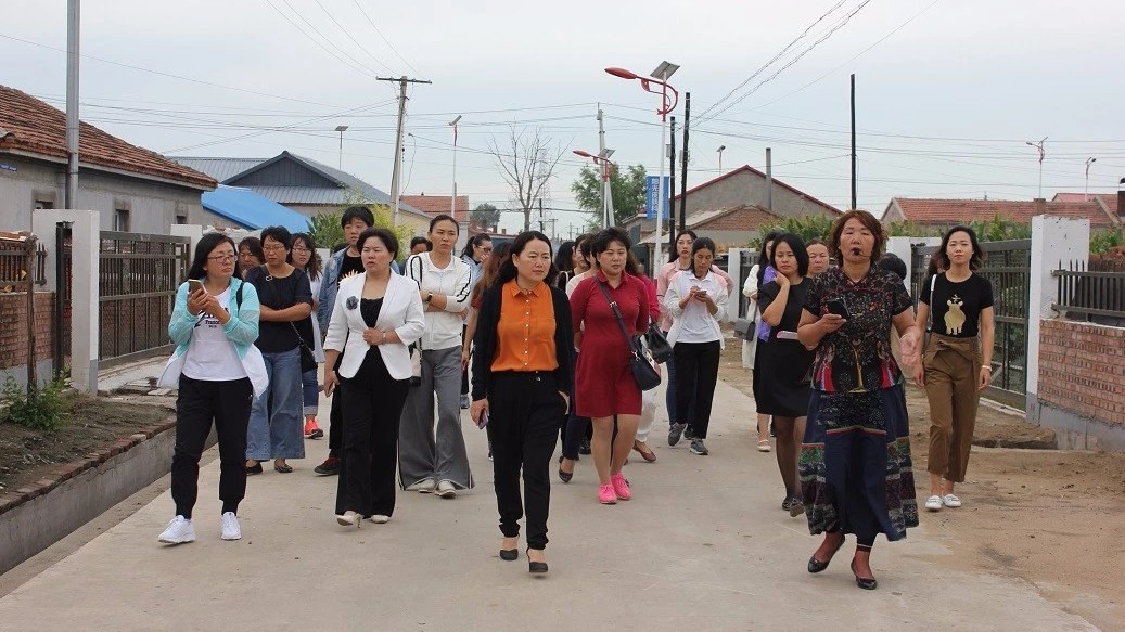 县妇联组织开展农村人居环境整治现场观摩会