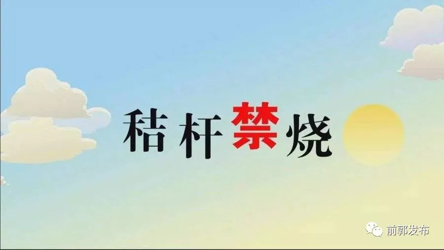 秸秆禁烧“不放松” 全力守护“前郭蓝”