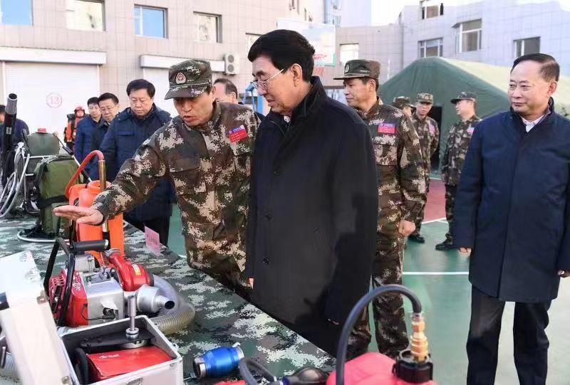 巴音朝鲁调研应急管理工作时强调 深入贯彻习近平总书记重要论述精神 开创应急管理事业改革发展新局面