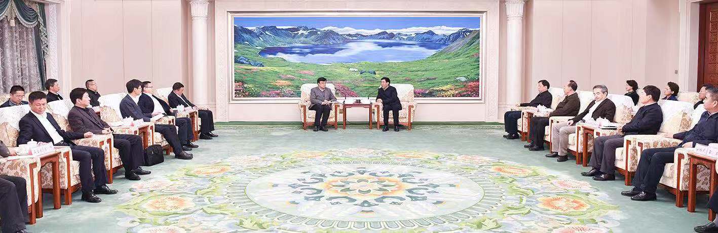 浙江省代表团来我省考察 巴音朝鲁会见代表团一行